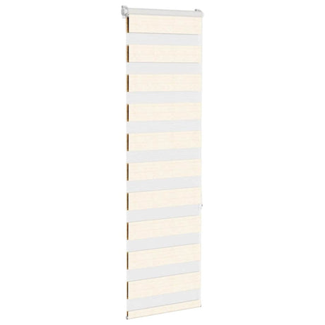 Vidaxl zebra blind 40x150 cm stofbreedte 35,9 cm polyester marmerbeige