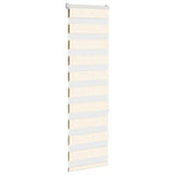Vidaxl zebra blind 45x150 cm stofbreedte 40,9 cm polyester marmerbeige