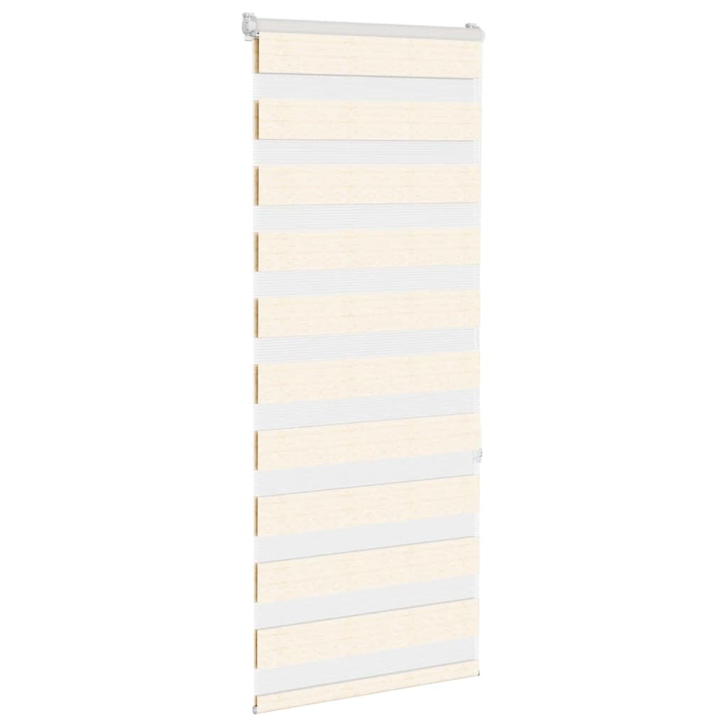 Vidaxl zebra rolgordijn 65x150 cm stofbreedte 60,9 cm marmerbeige