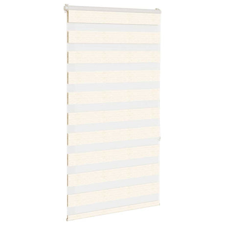 Vidaxl zebra blind 80x150 cm stofbreedte 75,9 cm polyester marmerbeige