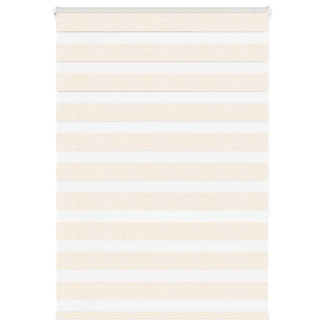 Vidaxl zebra blind 105x150cm stofbreedte 100,9cm polyester marmerbeige