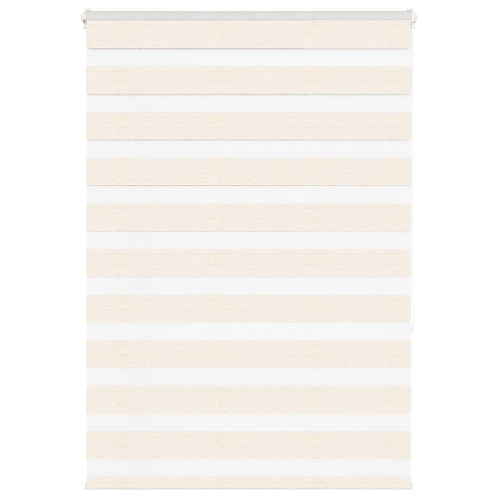 Vidaxl Zebra Roller Blind 110x150 cm Szerokość pyłu 105,9 cm marmerbeige