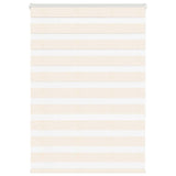 Vidaxl Zebra Roller Blind 110x150 cm Staubbreite 105,9 cm Marmerbeige