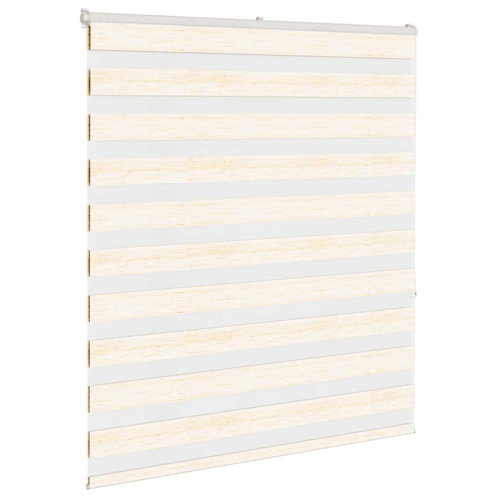 Vidaxl Zebra Roller Blind 120x150 cm Szerokość pyłu 115,9 cm marmerbeige