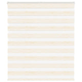 Vidaxl Zebra Roller Blind 105x150 cm Dammbredd 100,9 cm Marmerbeige