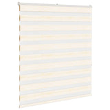 Vidaxl Zebra Roller Blind 105x150 cm Larghezza polvere 100,9 cm Marmerbeige