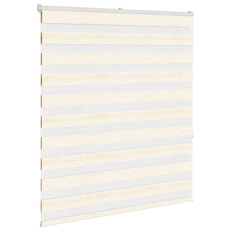 Vidaxl zebra rolgordijn 135x150 cm stofbreedte 130,9 cm marmerbeige