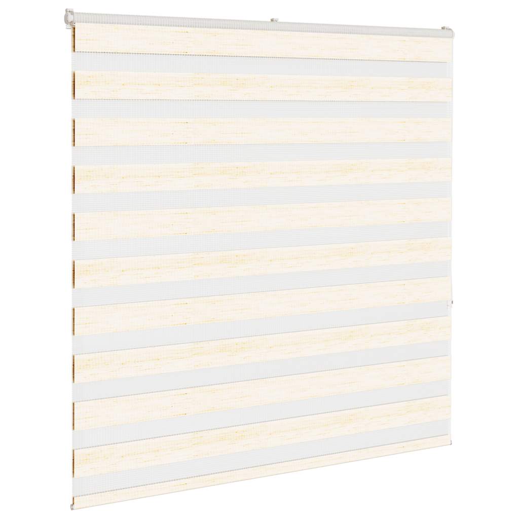 Vidaxl zebra blind 145x150cm stofbreedte 140,9cm polyester marmerbeige