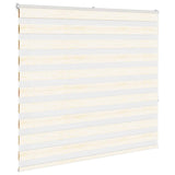 Vidaxl zebra rolgordijn 155x150 cm stofbreedte 150,9cm marmerbeige