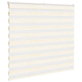 Vidaxl Zebra Roller Blind 160x150 cm Staubbreite 155,9 cm Marmerbeige