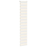 Vidaxl Zebra Roller Blind 45x200 cm Ancho de polvo de 40,9 cm Marmerbeige