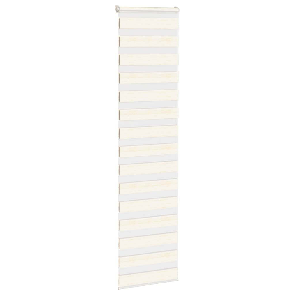 Vidaxl zebra rolgordijn 55x200 cm stofbreedte 50,9 cm marmerbeige