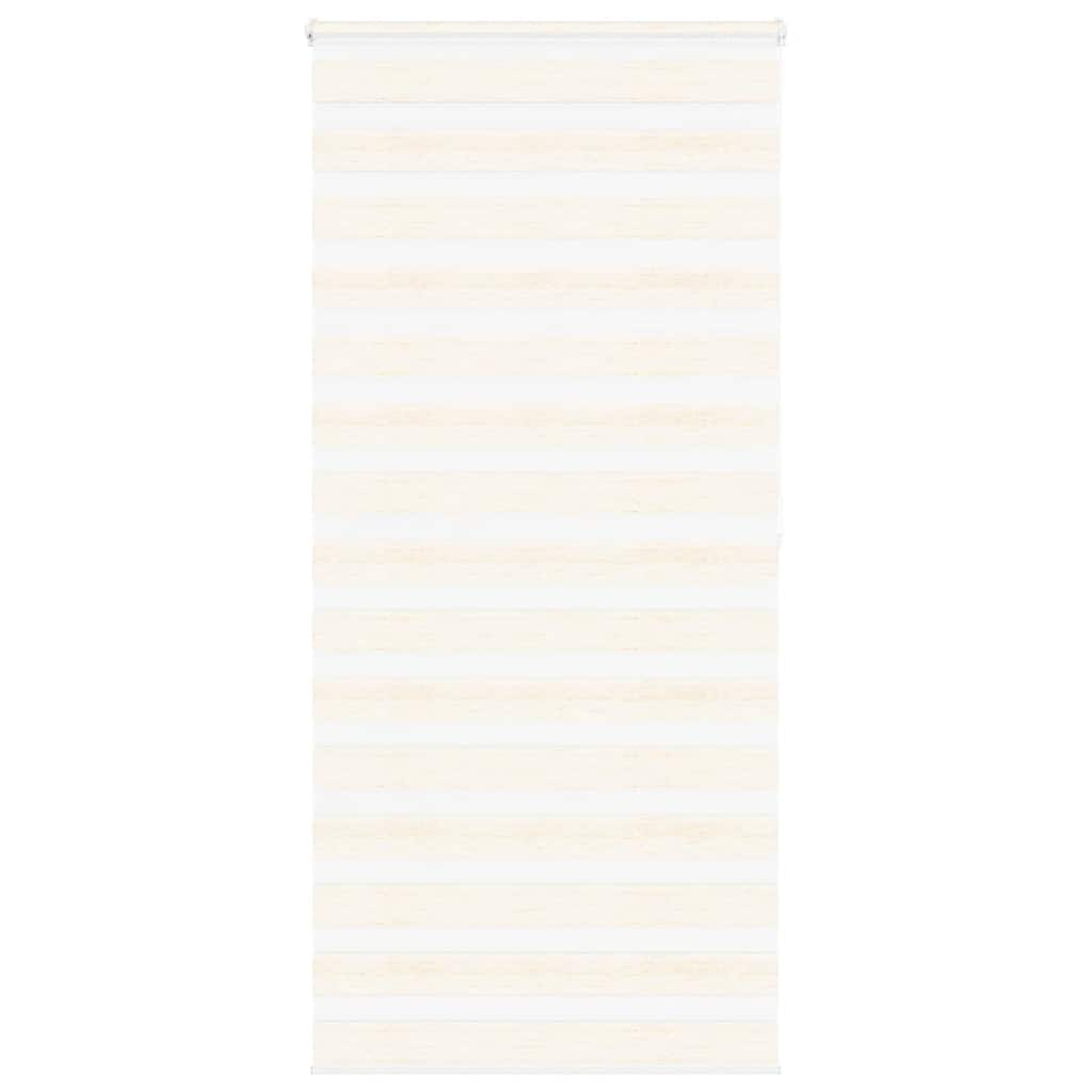 Vidaxl Zebra Roller Blind 105x200 cm Staubbreite 100,9 cm Marmerbeige