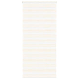 Vidaxl Zebra Roller Blind 105x200 cm Staubbreite 100,9 cm Marmerbeige