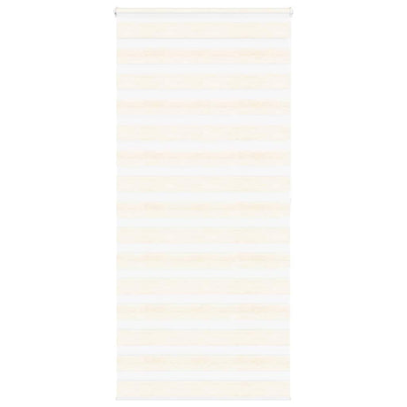 Vidaxl zebra rolgordijn 105x200 cm stofbreedte 100,9cm marmerbeige
