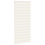 Vidaxl Zebra Roller Blind 105x200 cm Larghezza polvere 100,9 cm Marmerbeige