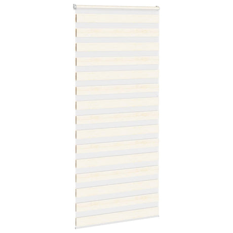 Vidaxl zebra rolgordijn 105x200 cm stofbreedte 100,9cm marmerbeige
