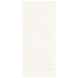 Vidaxl Zebra Roller Blind 115x200 cm Støvbredde 110,9 cm Marmerbeige