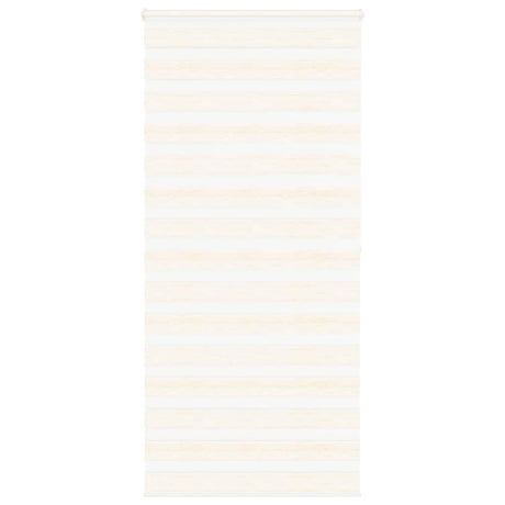 Vidaxl zebra rolgordijn 115x200 cm stofbreedte 110,9 cm marmerbeige