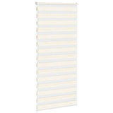 Vidaxl zebra rolgordijn 115x200 cm stofbreedte 110,9 cm marmerbeige