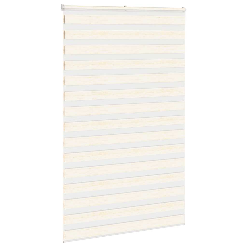 Vidaxl Zebra roller blind 145x200 cm dust width 140.9 cm Marmerbeige