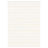 Vidaxl Zebra Roller Blind 155x200 cm Tygbredd 150,9 cm Marmerbeige