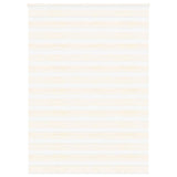 Vidaxl Zebra Rouleau aveugle 165x200 cm Largeur de poussière 160,9 cm Marmerbeige