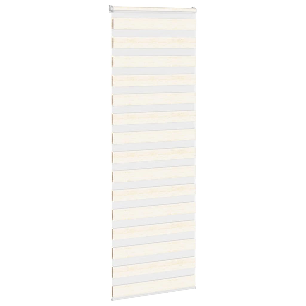 Vidaxl zebra blind 80x230 cm stofbreedte 75,9 cm polyester marmerbeige