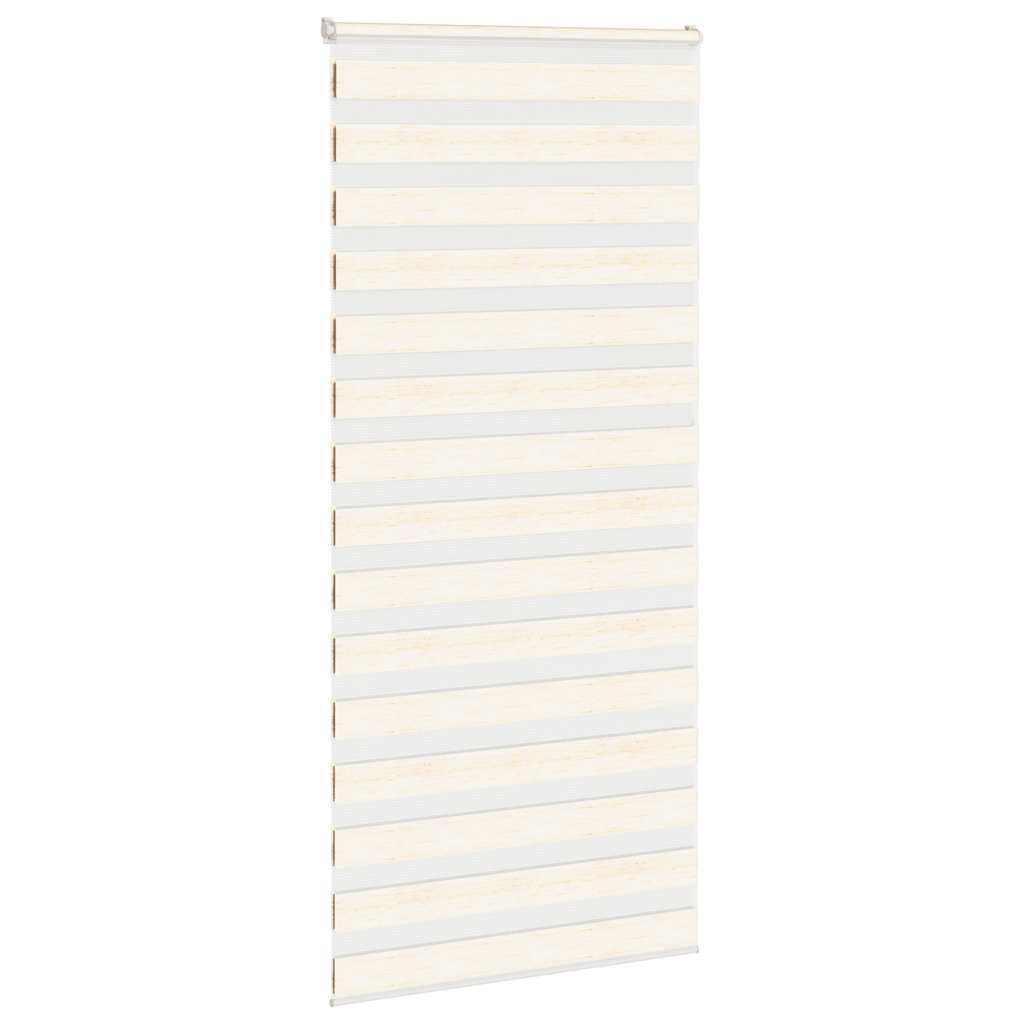 Vidaxl Zebra Roller Blind 110x230 CM Fabric Ancho 105.9 cm Marmerbeige