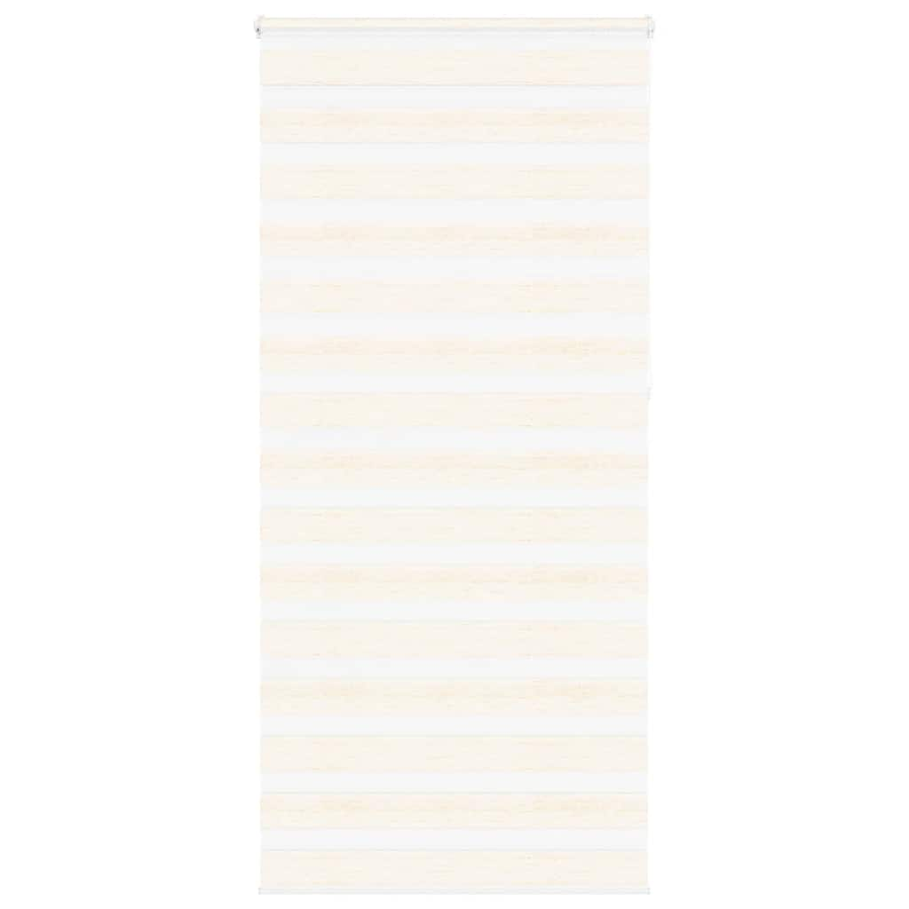 Vidaxl Zebra Roller Blind 115x230 cm Stoffbreite 110,9 cm Marmerbeige