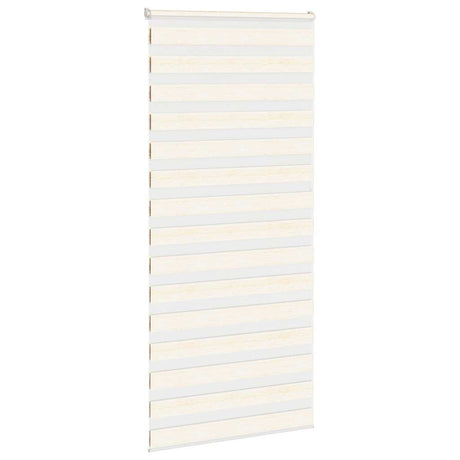 Vidaxl zebra rolgordijn 115x230 cm stofbreedte 110,9 cm marmerbeige