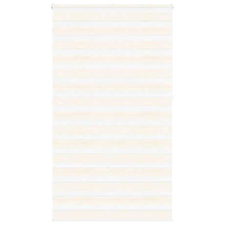 Vidaxl zebra blind 130x230cm stofbreedte 125,9cm polyester marmerbeige