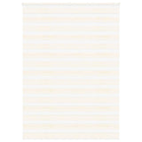 Vidaxl zebra rolgordijn 155x230 cm stofbreedte 150,9 cm marmerbeige