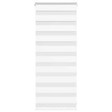 Vidaxl zebra rolgordijn 65x100 cm stofbreedte 60,9 cm polyester wit