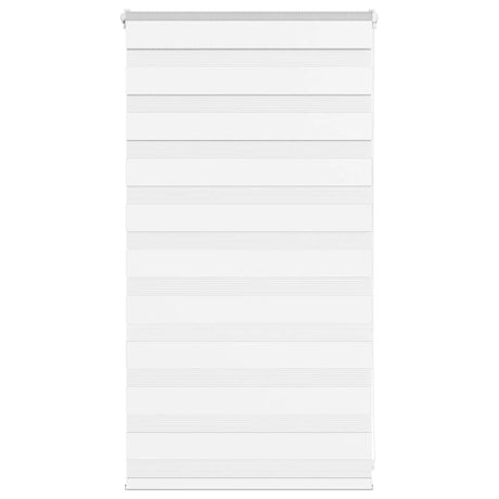 Vidaxl zebra blind 70x100 cm stofbreedte 65,9 cm polyester wit