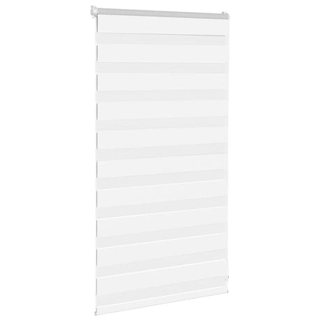 Vidaxl zebra blind 70x100 cm stofbreedte 65,9 cm polyester wit
