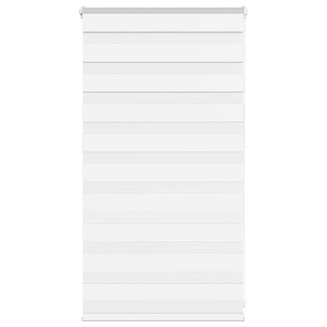Vidaxl zebra blind 75x100 cm stofbreedte 70,9 cm polyester wit