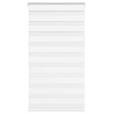 Vidaxl zebra blind 85x100 cm stofbreedte 80,9 cm polyester wit