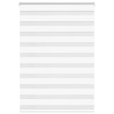 Vidaxl zebra blind 95x100 cm stofbreedte 90,9 cm polyester wit