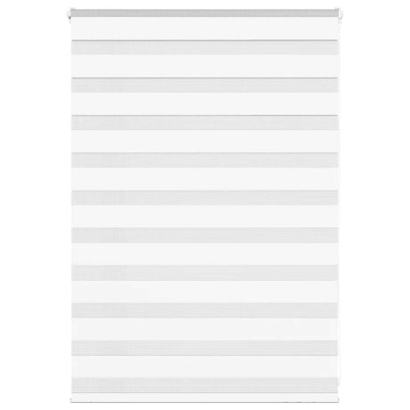 Vidaxl zebra blind 100x100 cm stofbreedte 95,9 cm polyester wit