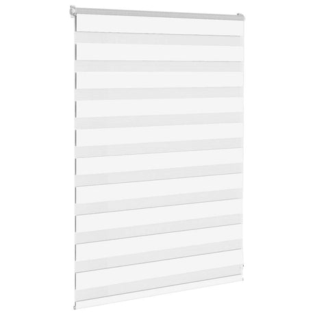 Vidaxl zebra blind 100x100 cm stofbreedte 95,9 cm polyester wit