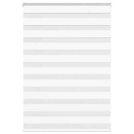 Vidaxl zebra blind 110x100 cm stofbreedte 105,9 cm polyester wit