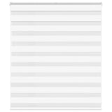 Vidaxl zebra blind 120x100 cm stofbreedte 115,9 cm polyester wit