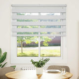 Vidaxl zebra blind 120x100 cm stofbreedte 115,9 cm polyester wit