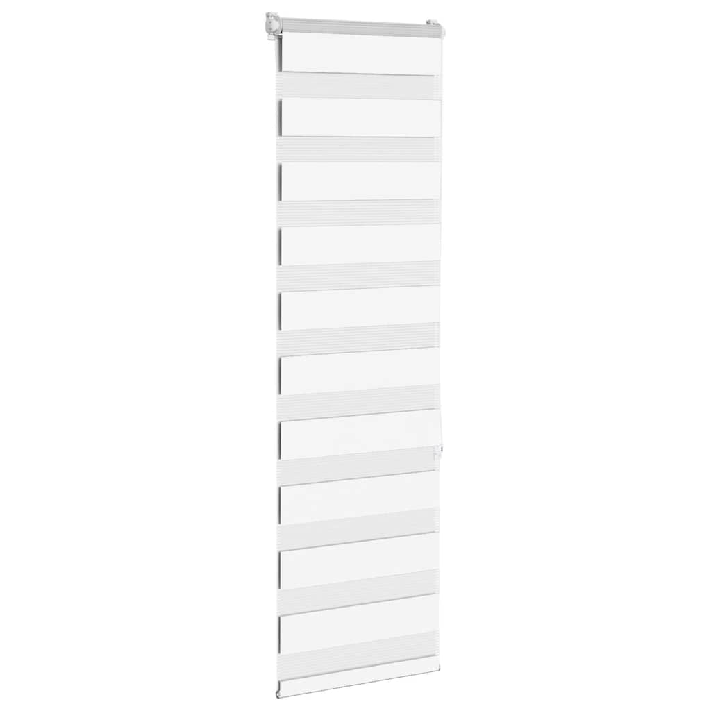 Vidaxl Zebra roller blind 40x150 cm dust width 35.9 cm Polyester white