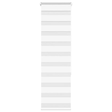 Vidaxl zebra rolgordijn 45x150 cm stofbreedte 40,9 cm polyester wit