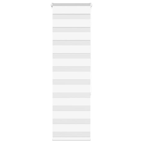 Vidaxl zebra rolgordijn 50x150 cm stofbreedte 45,9cm polyester wit