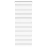 Vidaxl zebra rolgordijn 65x150 cm stofbreedte 60,9 cm polyester wit