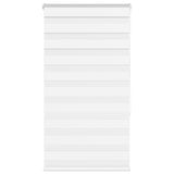 Vidaxl zebra rolgordijn 75x150 cm stofbreedte 70,9 cm polyester wit