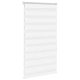 Vidaxl zebra rolgordijn 75x150 cm stofbreedte 70,9 cm polyester wit